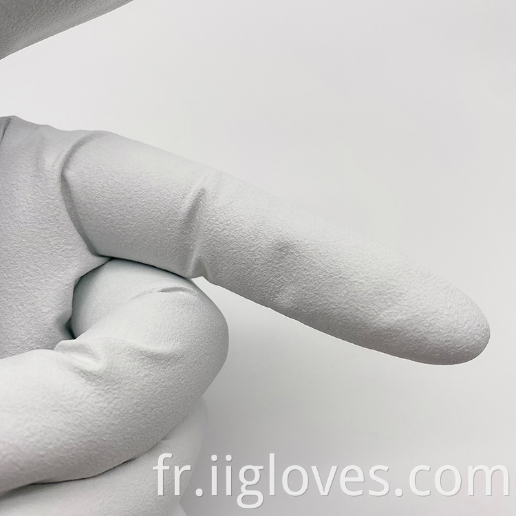 Fabricant en gros de 12 pouces Nitrile Gants noirs blancs gants industriels Gants de sécurité Utilisation